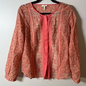 JOIE | Boho Flowy Pattern Peasant Top